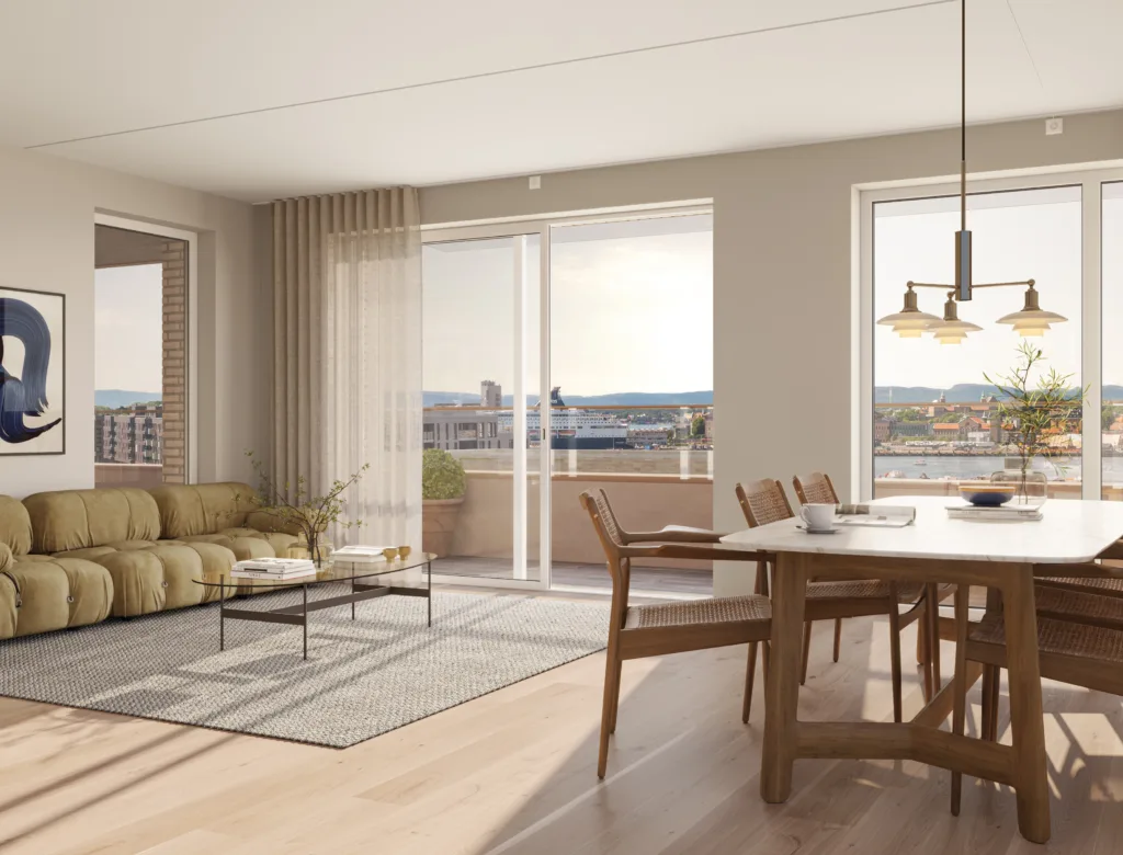 Mariakvartalet Interior Vinkel 05 J812 Stue 2