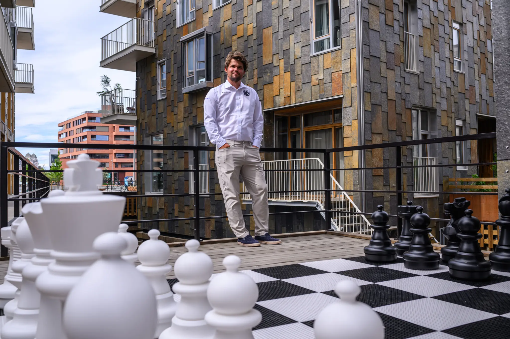 Magnus Carlsen i Vannkunsten Syd