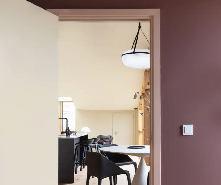 Dører og lister i samme farge